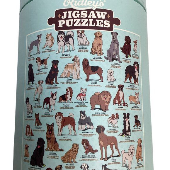 Ridleys Dog Lovers Jigsaw Puzzle 1000 Pieces In Cylinder Box - Picture 3 of 7